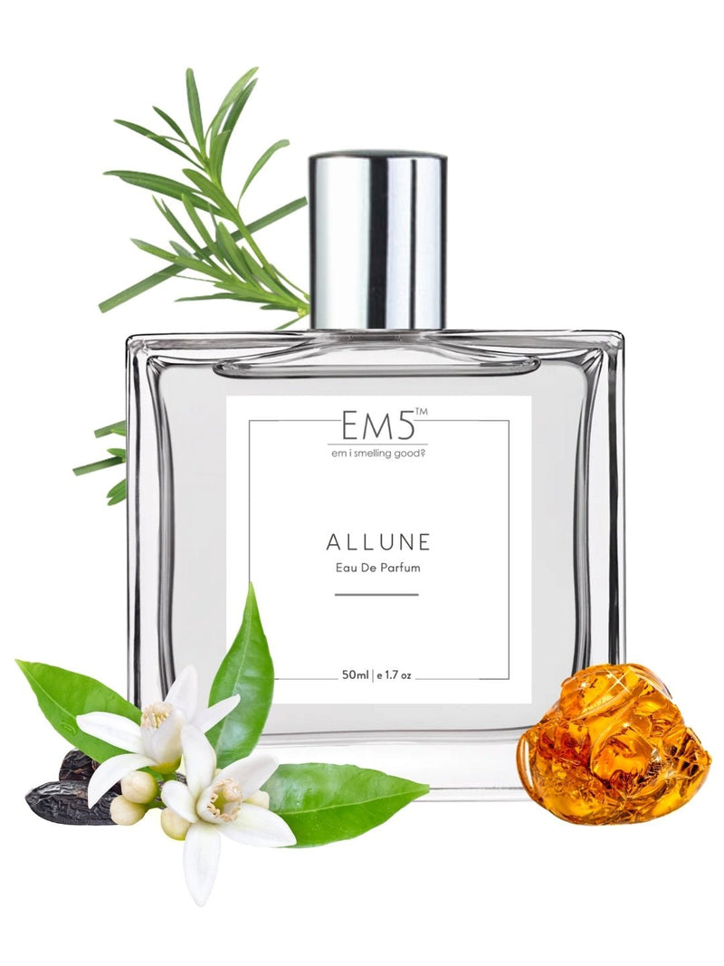 EM5™ Allune Perfume EDP Spray for Men | Citrus Aromatic Vanilla Fragrance Accords | Luxury Gift for Him | Variants Available: 50 ml Spray / 15 ml Spray