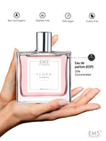 EM5™ Flora EDP Perfume for Women | Eau de Parfum for All Day Wear | Strong and Long Lasting Spray | Fruity Floral Citrus Fresh Fragrance | Luxury Gift for Her | 50 ml