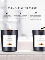 EM5™ Ginger Cinnamon Scented Candles | 60 gm | 12 to 16 Hrs Burn Time | Smoke Free & Non Toxic | Scented Candles for Home Decor & Aromatherapy | Best Fragrance Gift for Him/Her - House of EM5