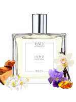 EM5™ Juno Perfume for Women | Eau De Parfum Spray | Powdery Woody Floral Fragrance Accords | Luxury Gift for Her | Sizes Available: 50 ml / 15 ml - House of EM5