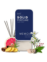 EM5™ Memoir | Solid Perfume for Men & Women | Alcohol Free Strong lasting fragrance | Fresh Citrus Woody | Goodness of Beeswax + Shea Butter