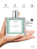 EM5™ Ocean Breeze Perfume for Men | Fruity Citrus Fresh Warm Spicy Fragrance | 50 ml Eau de Parfum Spray | Luxury Gift for Him