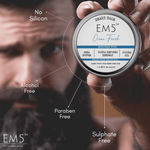 EM5™ Natural Organic Beard Balm | Medium Hold - Shine | BeesWax, Shea Butter, Jojoba Oil, Essential Oils (Ocean Fresh) - House of EM5