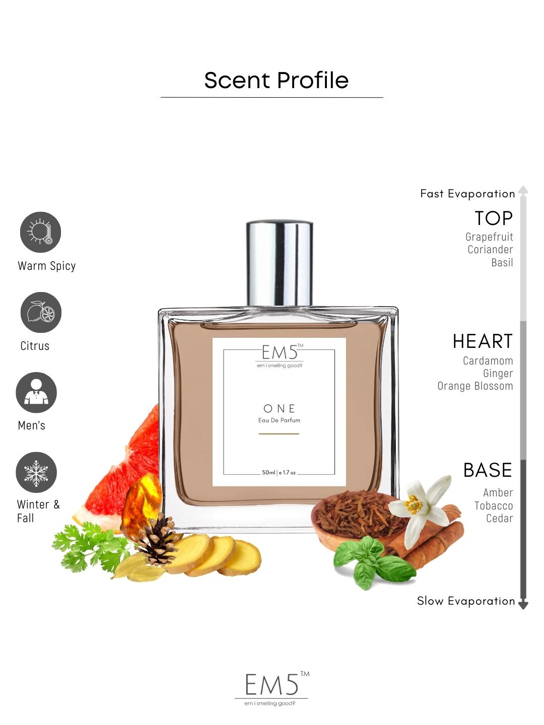 EM5™ Tob Van Unisex Perfume, Strong and Long Lasting