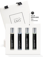 EM5™ Combo Pack of 4 - Premium Unisex Collection for Men & Women | Eau De Parfum Spray | Perfect Gift Set for Him & Her | Compact & Travel Friendly | 15 ml Each